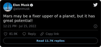 @elonmusk - 2022-07-15T12:21:05.000Z screenshot