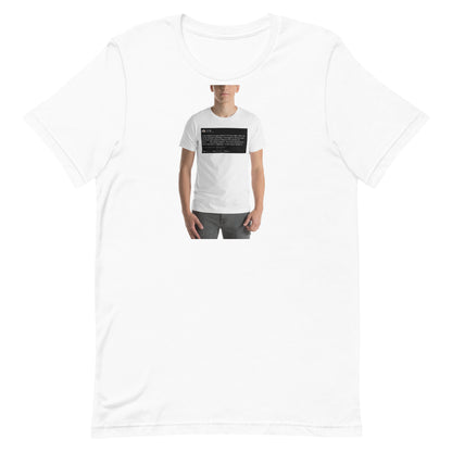 Unisex T-shirt - @fradydoteth - 2022-07-10T14:11:24.000Z