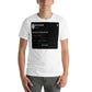 Unisex T-shirt - @Snowden - 2022-07-20T20:45:36.000Z